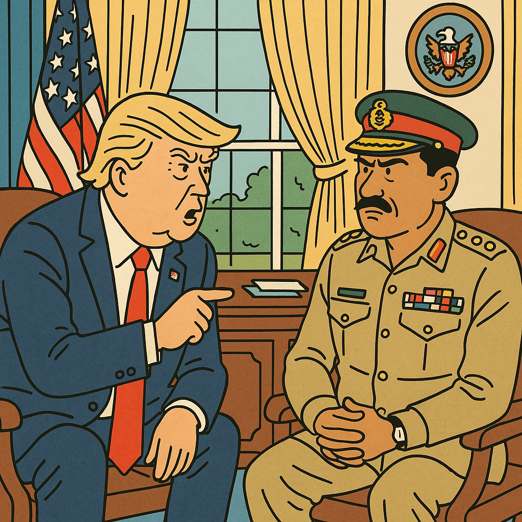 Donald Trump and Asir Muni White House Meeting Donald Trump and Asir Muni White House Meeting