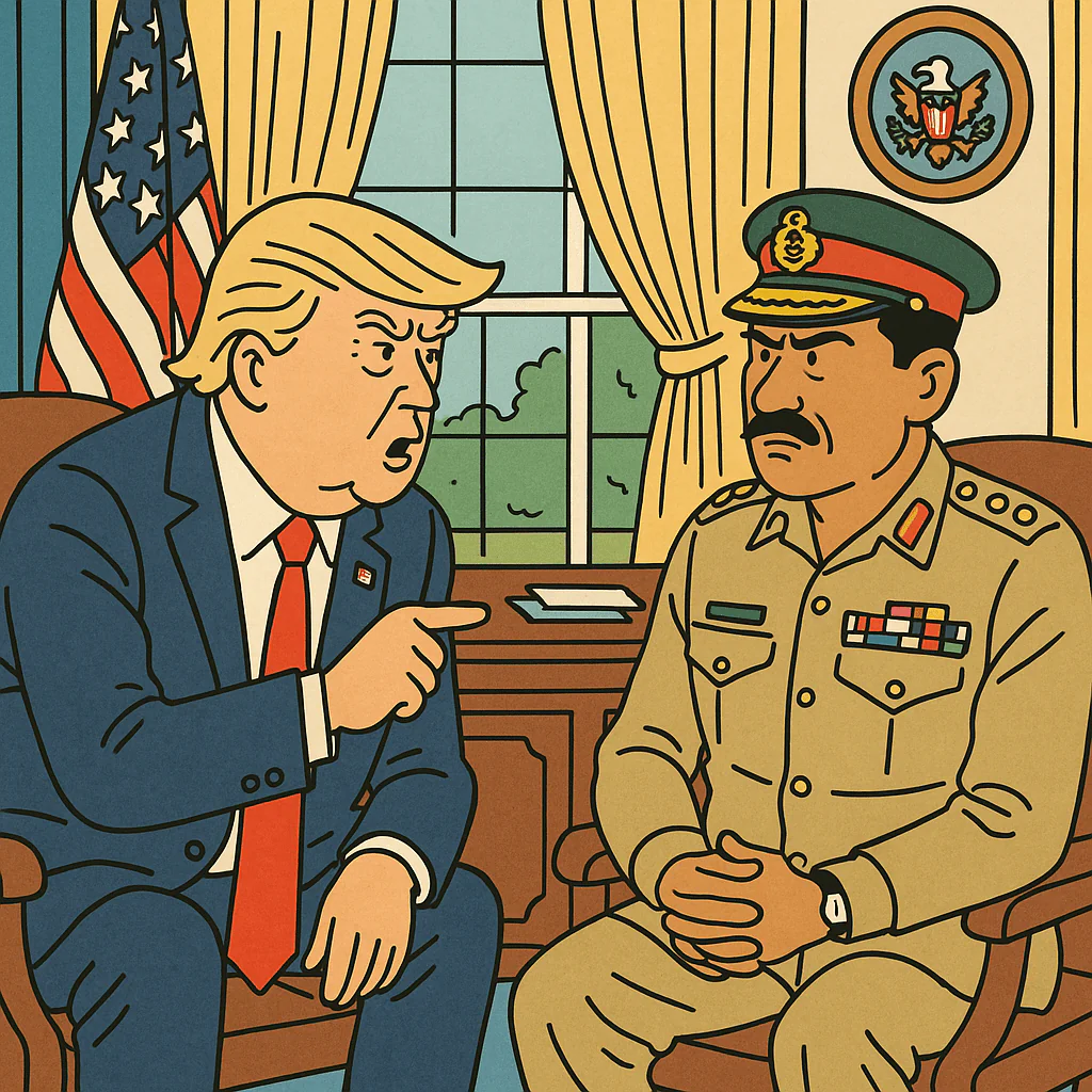 Donald Trump and Asir Muni White House Meeting